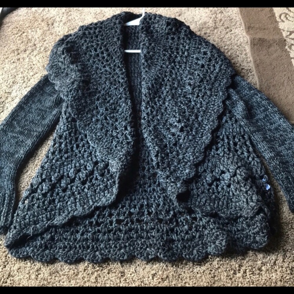 Chunky Knit Open Front Sweater
